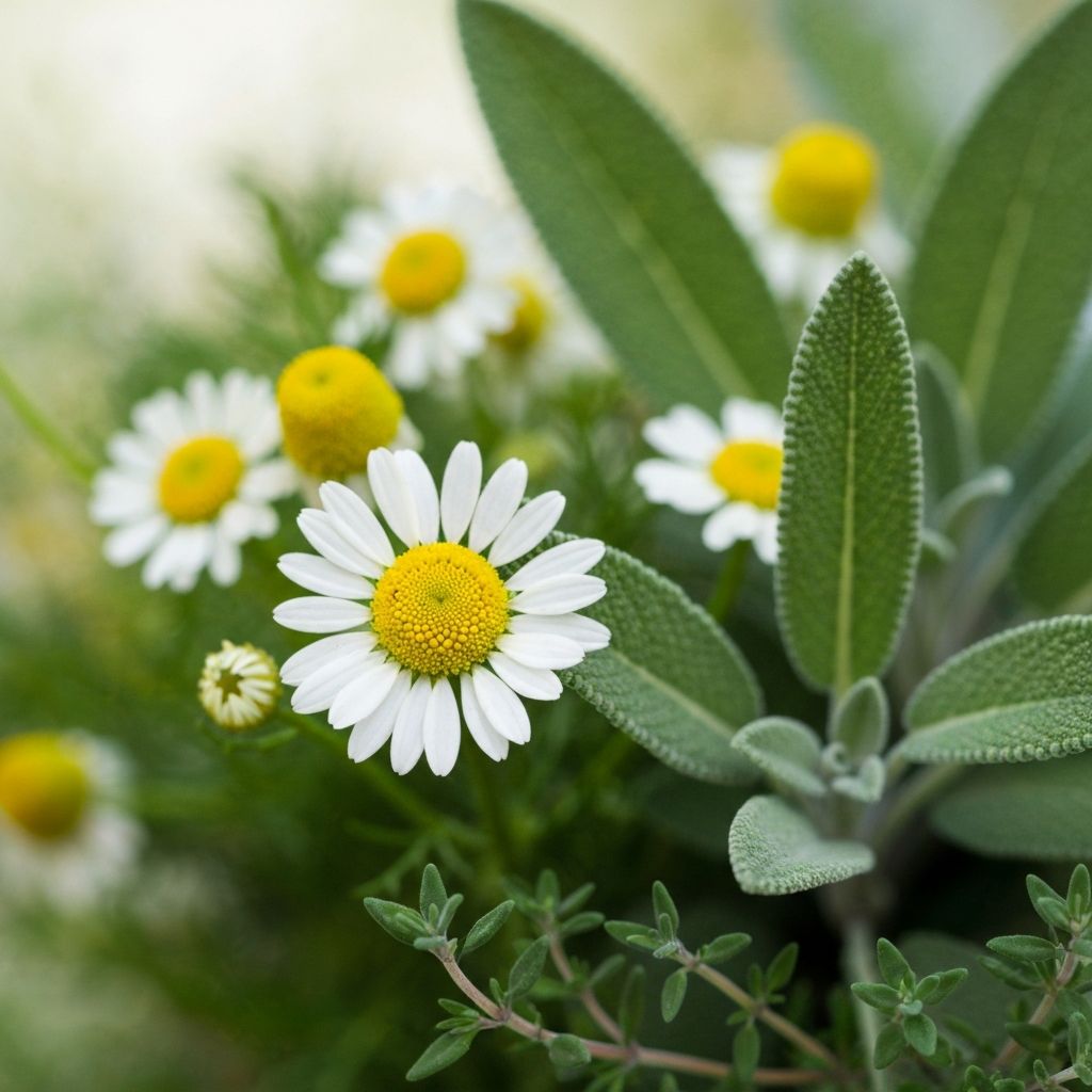 Alpische Kräuter und Pflanzen