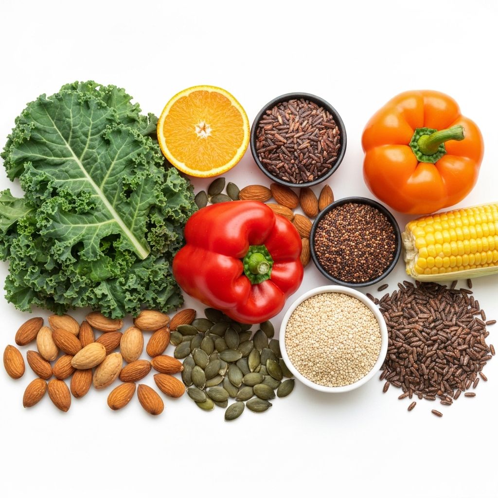 Natürliche Mineralien und Vitamine